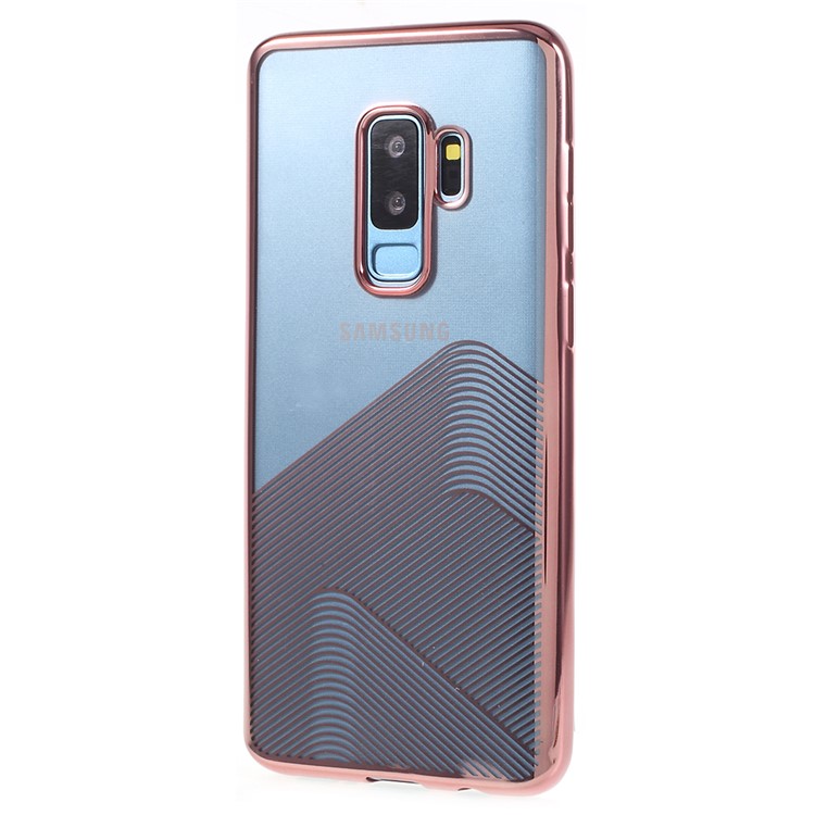 SULADA Electroplating TPU Mobile Casing for Samsung Galaxy S9 Plus SM-G965 - Rose Gold-2