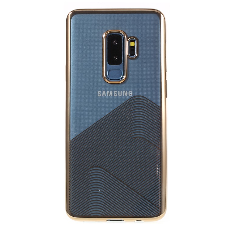 SULADA Electroplating TPU Mobile Case Shell for Samsung Galaxy S9 Plus SM-G965 - Gold-1