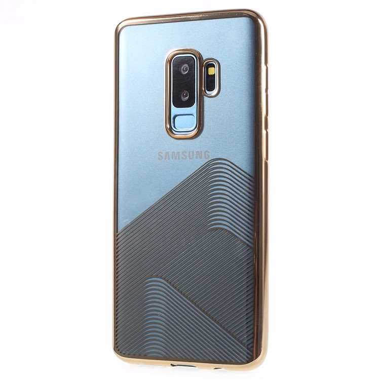 SULADA Electroplating TPU Mobile Case Shell for Samsung Galaxy S9 Plus SM-G965 - Gold-2