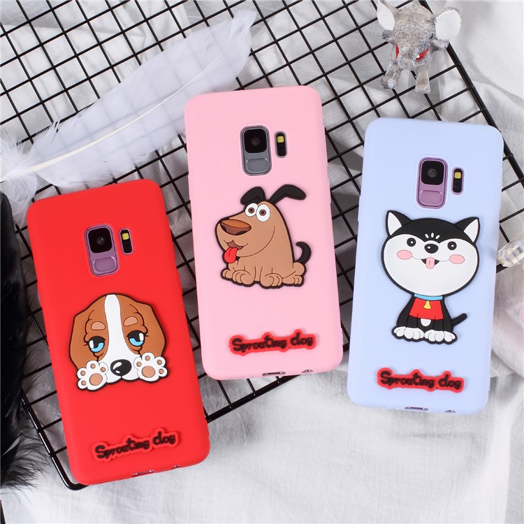 3D Cartoon Pattern TPU Phone Case for Samsung Galaxy S9 SM-G960 - Fashion Girl-4