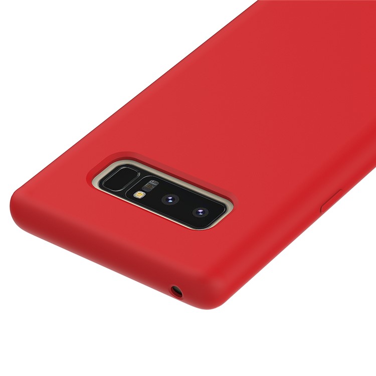 50Pcs/Set Liquid Silicone Back Casing for Samsung Galaxy Note 8 SM-N950 - Red-3