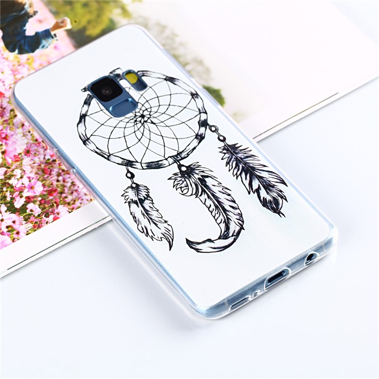 Pattern Printing Soft TPU Back Case for Samsung Galaxy S9 SM-G960 - Dream Catcher-1