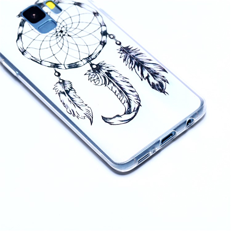 Pattern Printing Soft TPU Back Case for Samsung Galaxy S9 SM-G960 - Dream Catcher-4