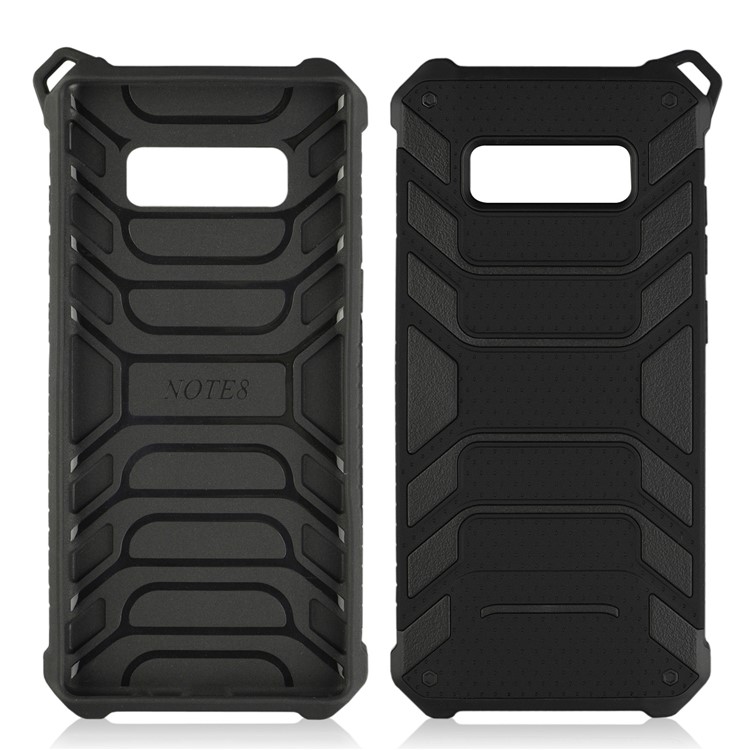 ANGIBABE Spider Series for Samsung Galaxy Note 8 N950 TPU+PC Hybrid Shockproof Mobile Phone Case - Black-2
