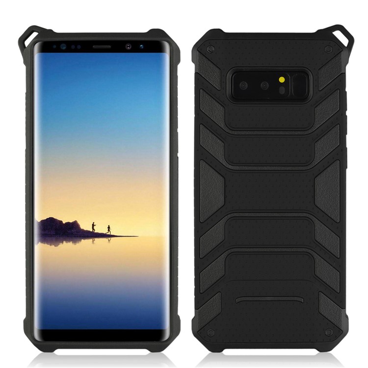 ANGIBABE Spider Series for Samsung Galaxy Note 8 N950 TPU+PC Hybrid Shockproof Mobile Phone Case - Black-3