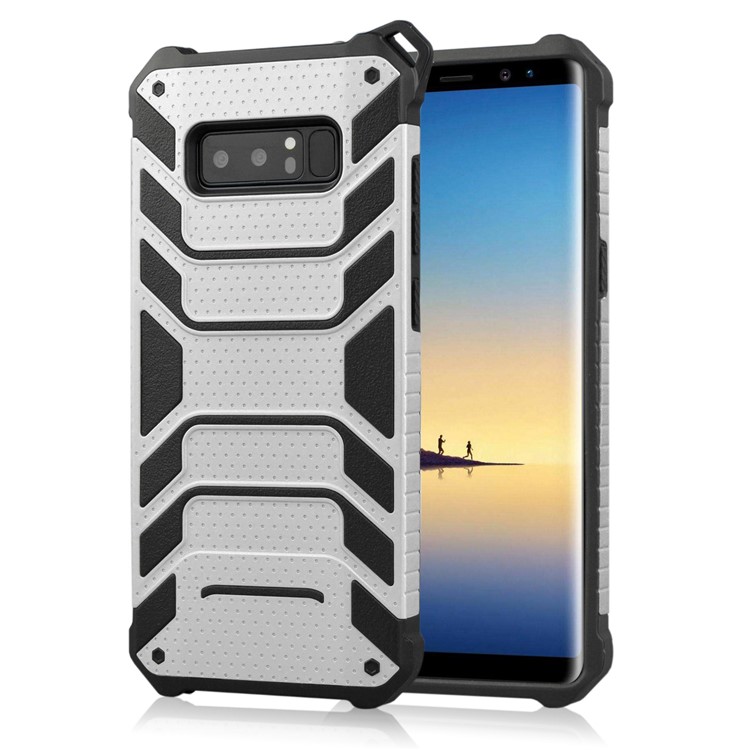 ANGIBABE Spider Series for Samsung Galaxy Note 8 N950 TPU+PC Hybrid Shockproof Casing - Grey-1