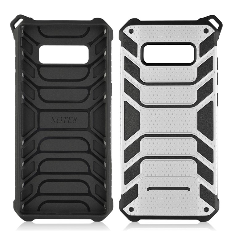 ANGIBABE Spider Series for Samsung Galaxy Note 8 N950 TPU+PC Hybrid Shockproof Casing - Grey-2