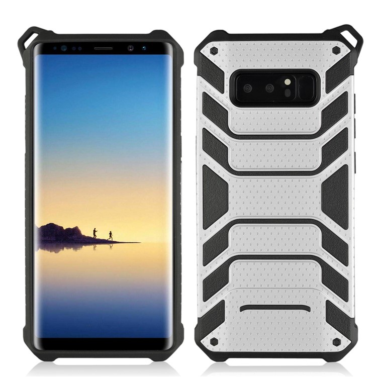 ANGIBABE Spider Series for Samsung Galaxy Note 8 N950 TPU+PC Hybrid Shockproof Casing - Grey-3