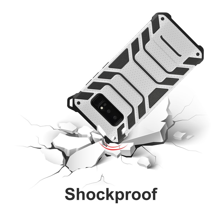 ANGIBABE Spider Series for Samsung Galaxy Note 8 N950 TPU+PC Hybrid Shockproof Casing - Grey-5