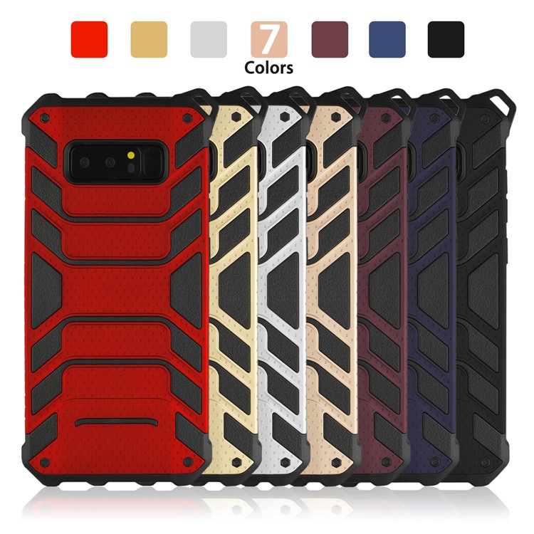 ANGIBABE Spider Series for Samsung Galaxy Note 8 N950 TPU+PC Hybrid Shockproof Casing - Grey-7