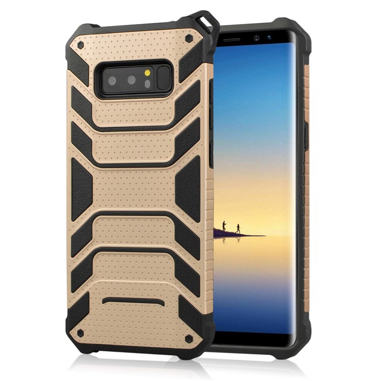 ANGIBABE Spider Series for Samsung Galaxy Note 8 N950 TPU+PC Hybrid Shockproof Mobile Casing - Rose Gold-1