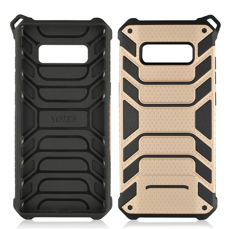 ANGIBABE Spider Series for Samsung Galaxy Note 8 N950 TPU+PC Hybrid Shockproof Mobile Casing - Rose Gold-2