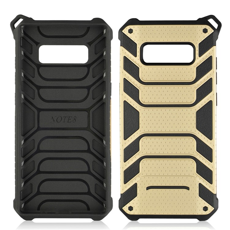 ANGIBABE Spider Series for Samsung Galaxy Note 8 N950 TPU+PC Hybrid Shockproof Protective Case - Gold-2