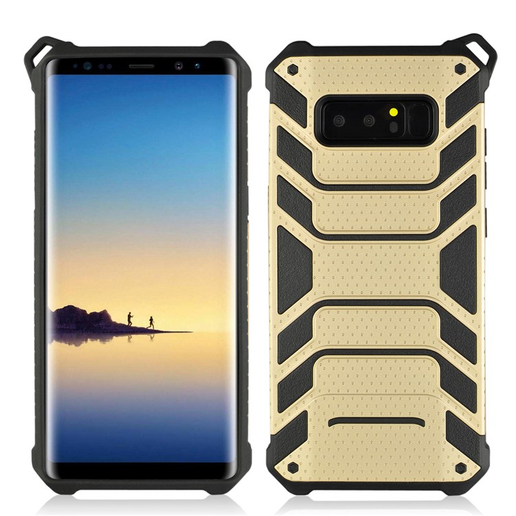 ANGIBABE Spider Series for Samsung Galaxy Note 8 N950 TPU+PC Hybrid Shockproof Protective Case - Gold-3