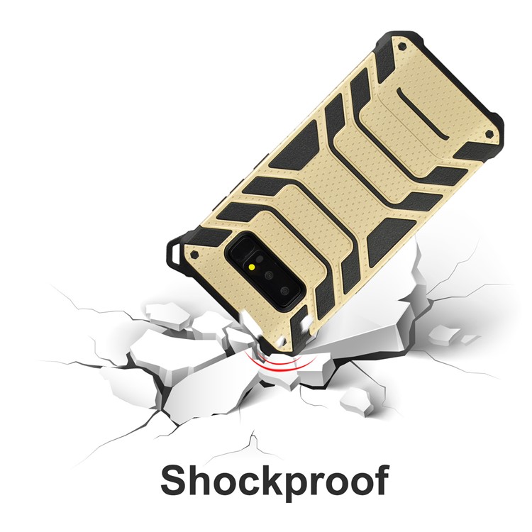 ANGIBABE Spider Series for Samsung Galaxy Note 8 N950 TPU+PC Hybrid Shockproof Protective Case - Gold-5