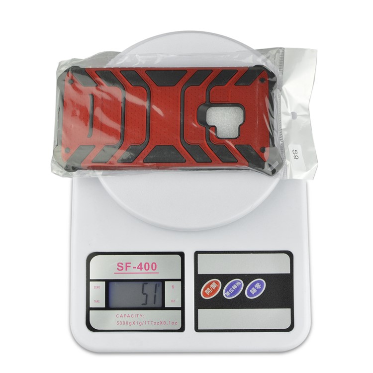 ANGIBABE Spider Series for Samsung Galaxy S9 SM-G960 TPU+PC Hybrid Shockproof Cell Phone Case - Red-6