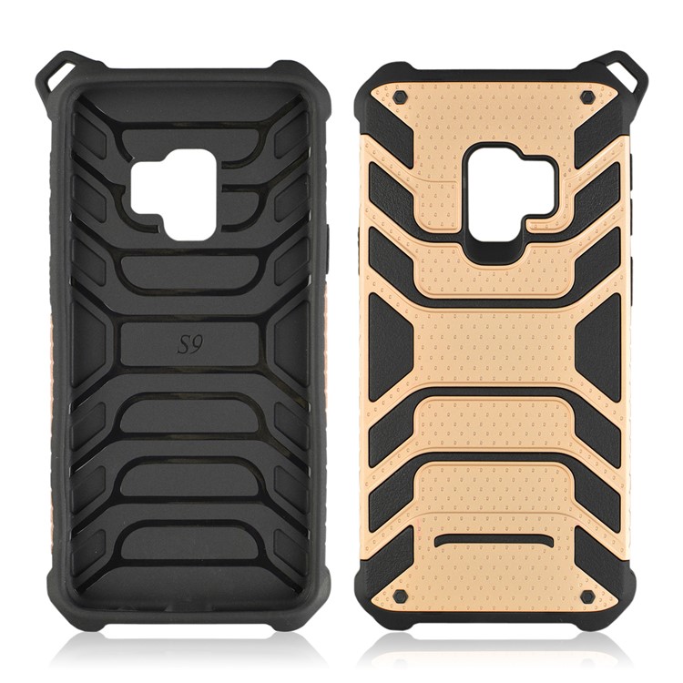 ANGIBABE Spider Series for Samsung Galaxy S9 SM-G960 TPU+PC Hybrid Shockproof Mobile Phone Shell - Rose Gold-2
