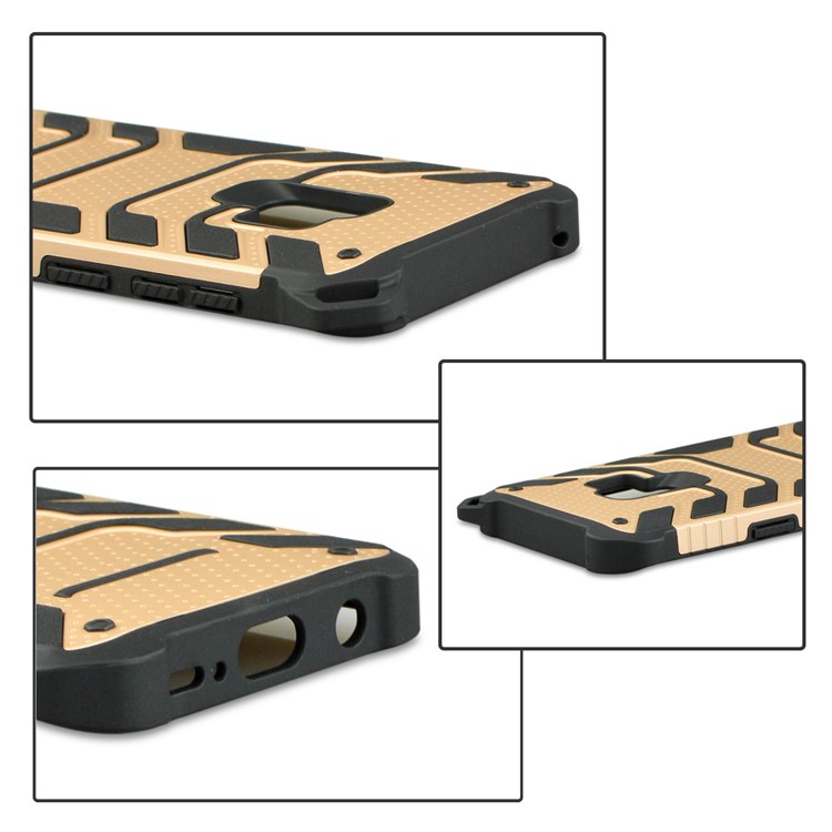 ANGIBABE Spider Series for Samsung Galaxy S9 SM-G960 TPU+PC Hybrid Shockproof Mobile Phone Shell - Rose Gold-4