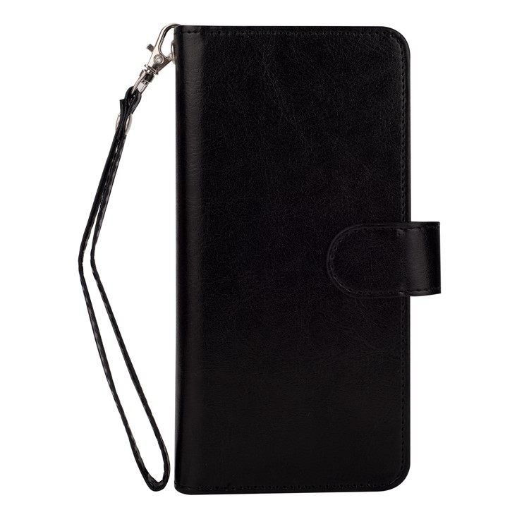 Detachable 9 Card Slots Leather Wallet Case for Samsung Galaxy S9+ SM-G965 - Black-2
