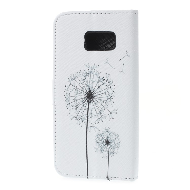 Wallet Leather Cover for Samsung Galaxy S7 - Dandilion-2
