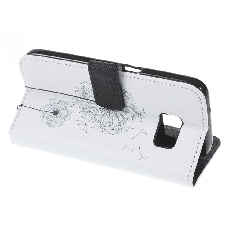 Wallet Leather Cover for Samsung Galaxy S7 - Dandilion-4