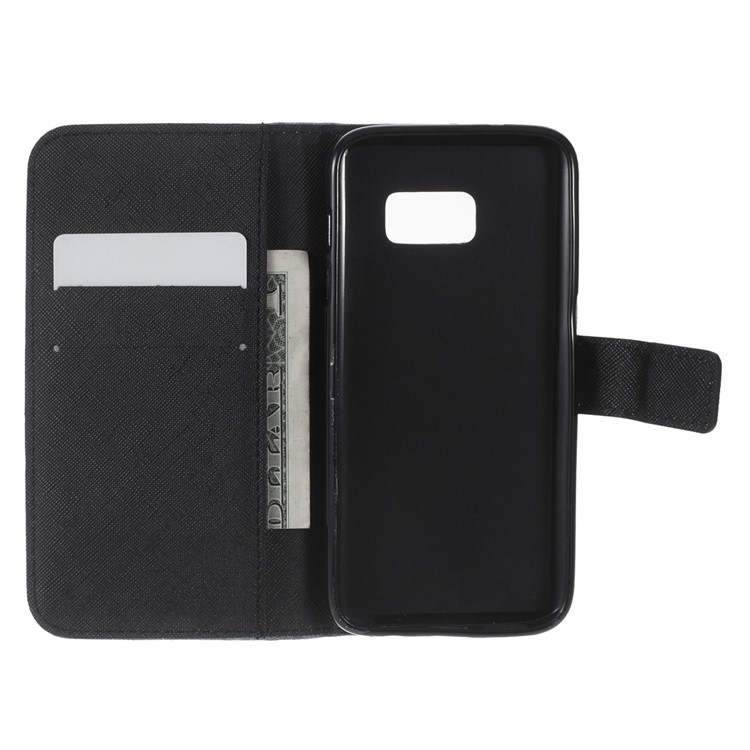 Wallet Leather Cover for Samsung Galaxy S7 - Dandilion-5