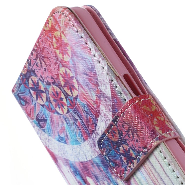 Wallet Leather Shell for Samsung Galaxy S7 - Watercolor Dream Catcher-7