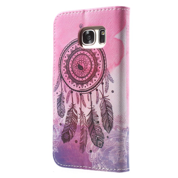 Wallet Leather Protective Cover for Samsung Galaxy S7 - Windbell-2