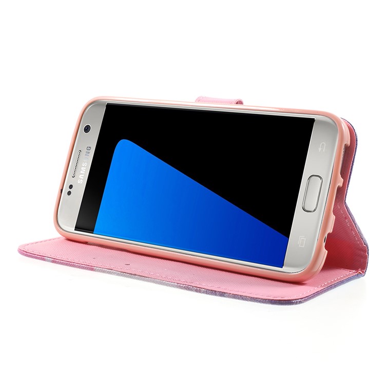 Wallet Leather Protective Cover for Samsung Galaxy S7 - Windbell-4