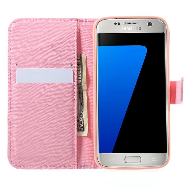 Wallet Leather Protective Cover for Samsung Galaxy S7 - Windbell-6