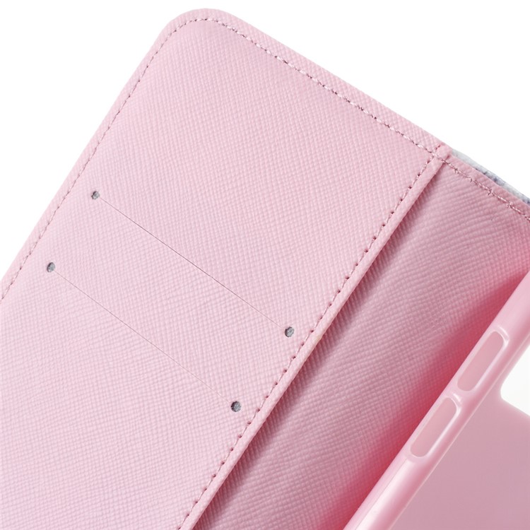Wallet Leather Protective Case for Samsung Galaxy S7 - Chevron & Smile-7
