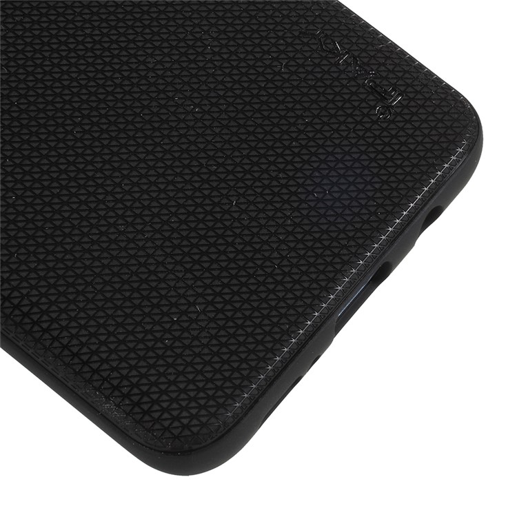 IPAKY PC + TPU Combo Grid Pattern Case Accessory for Samsung Galaxy S9 Plus SM-G965 - Black-4