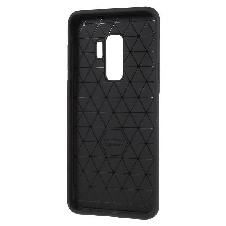 IPAKY PC + TPU Combo Grid Pattern Case Accessory for Samsung Galaxy S9 Plus SM-G965 - Black-5