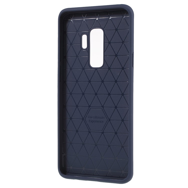 IPAKY PC + TPU Combo Grid Pattern Cover Accessory for Samsung Galaxy S9 Plus SM-G965 - Blue-4