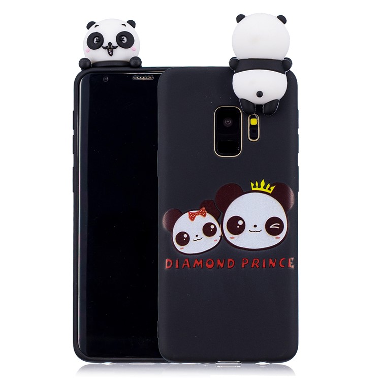 3D Cute Doll Pattern Printing TPU Shell Case for Samsung Galaxy S9 SM-G960 - Diamond Prince-1