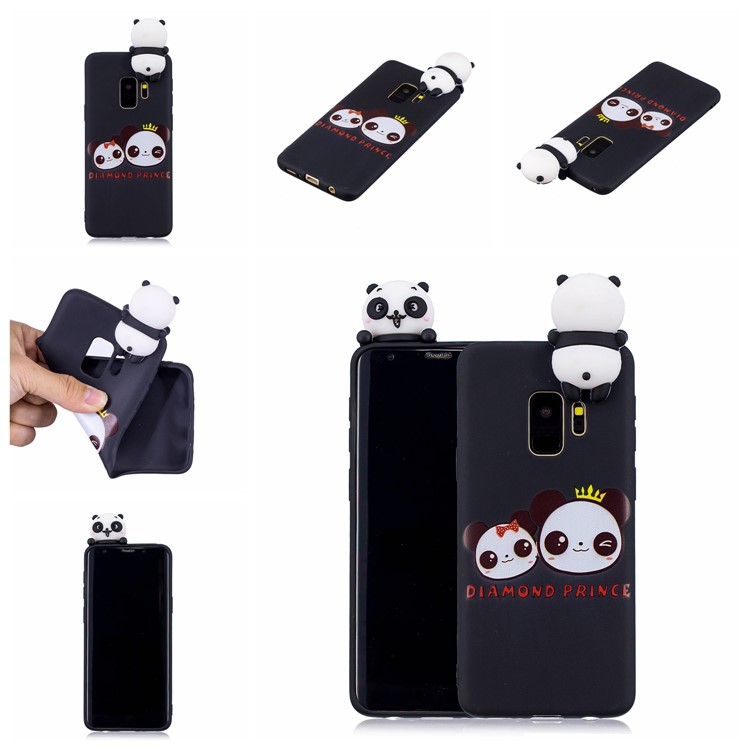 3D Cute Doll Pattern Printing TPU Shell Case for Samsung Galaxy S9 SM-G960 - Diamond Prince-7