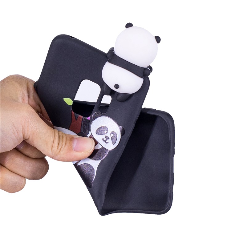 3D Cute Doll Pattern Printing TPU Back Case for Samsung Galaxy S9 SM-G960 - Lovely Pandas-6