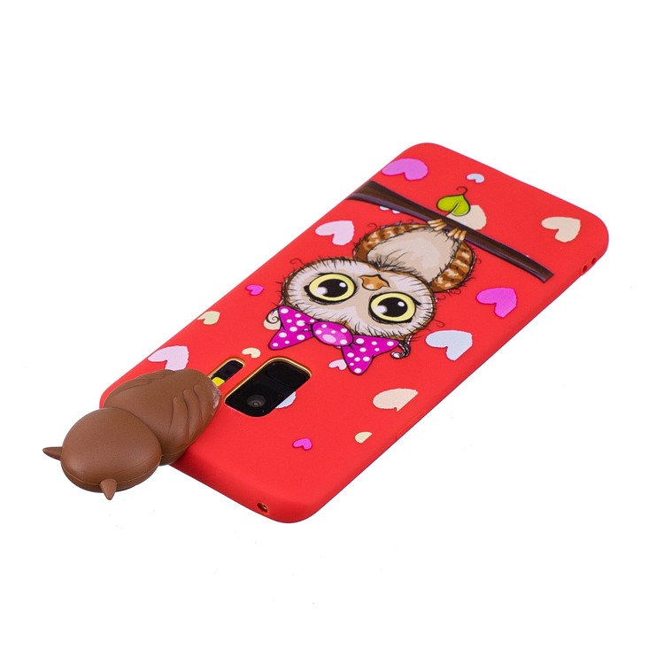 3D Cute Doll Pattern Printing TPU Phone Case for Samsung Galaxy S9 SM-G960 - Female Owl-3