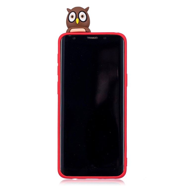 3D Cute Doll Pattern Printing TPU Phone Case for Samsung Galaxy S9 SM-G960 - Female Owl-5