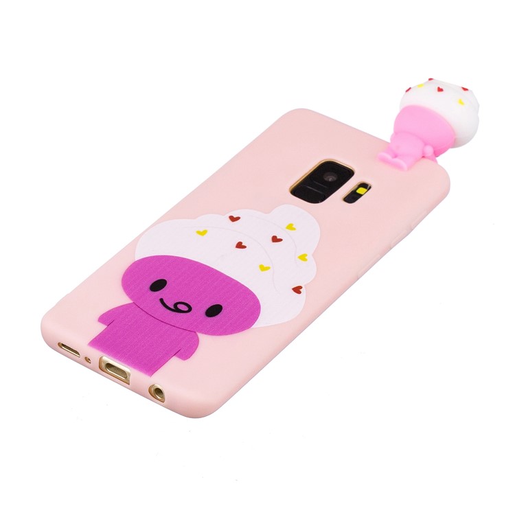 3D Cute Doll Pattern Printing TPU Cell Phone Case for Samsung Galaxy S9 SM-G960 - Cartoon Animal-2