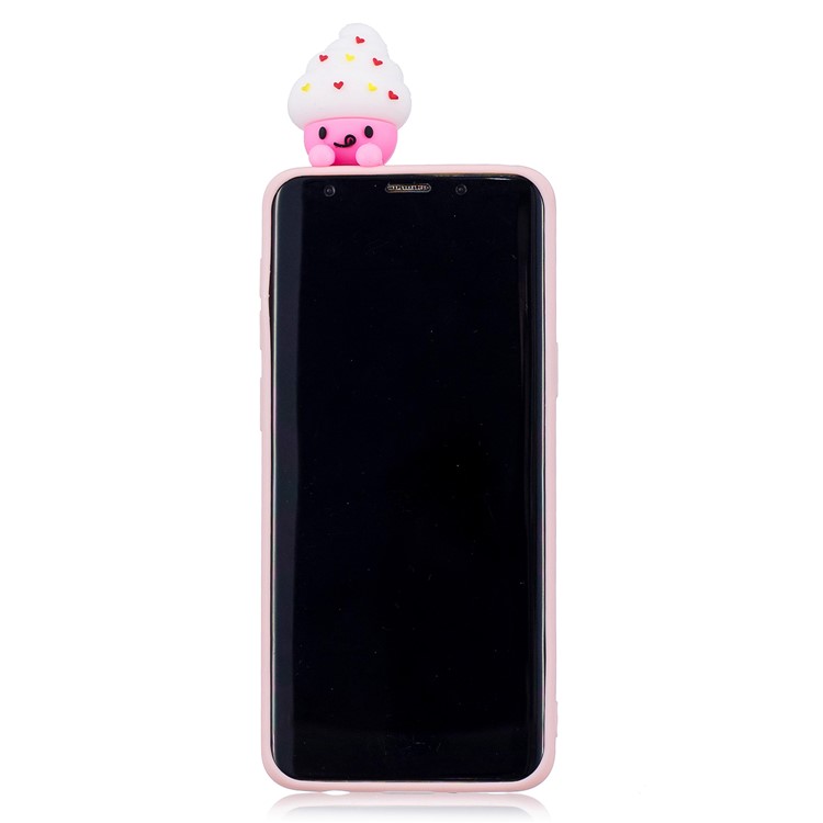 3D Cute Doll Pattern Printing TPU Cell Phone Case for Samsung Galaxy S9 SM-G960 - Cartoon Animal-5