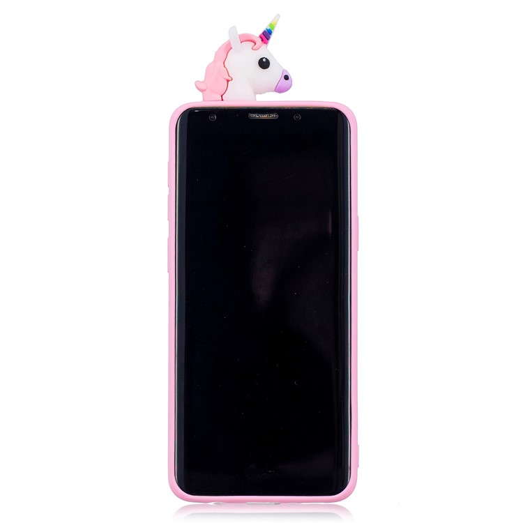Puppendesign Der Netten Puppe 3D, Das TPU Für Samsung-Galaxie S9 SM-G960 Bedeckt - Einhorn-5