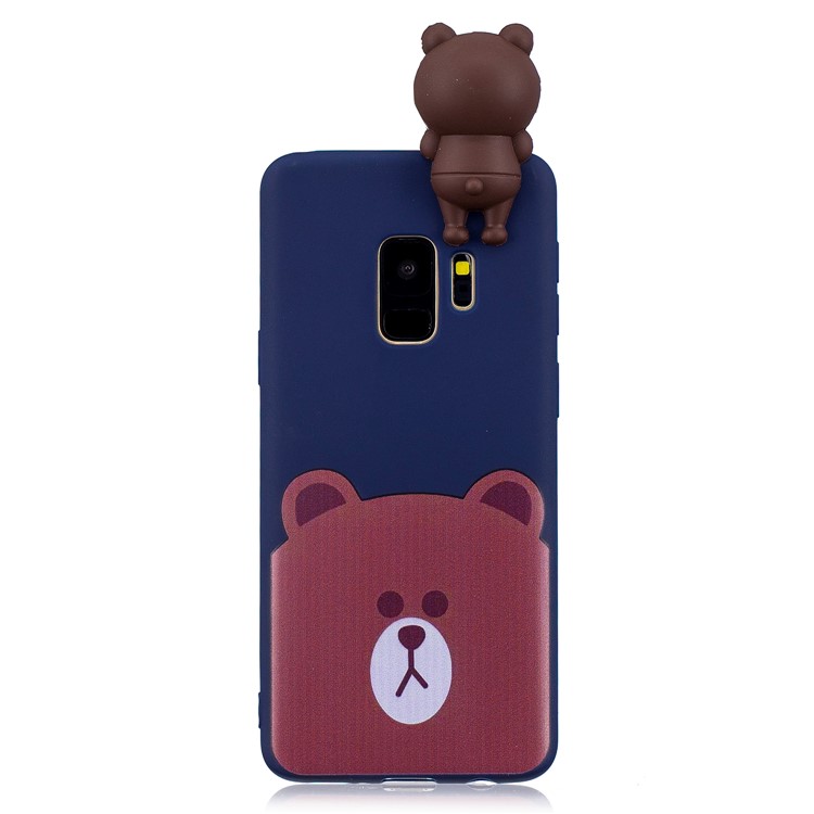 3D Cute Doll Patterned TPU Case for Samsung Galaxy S9 SM-G960 - Bear-4