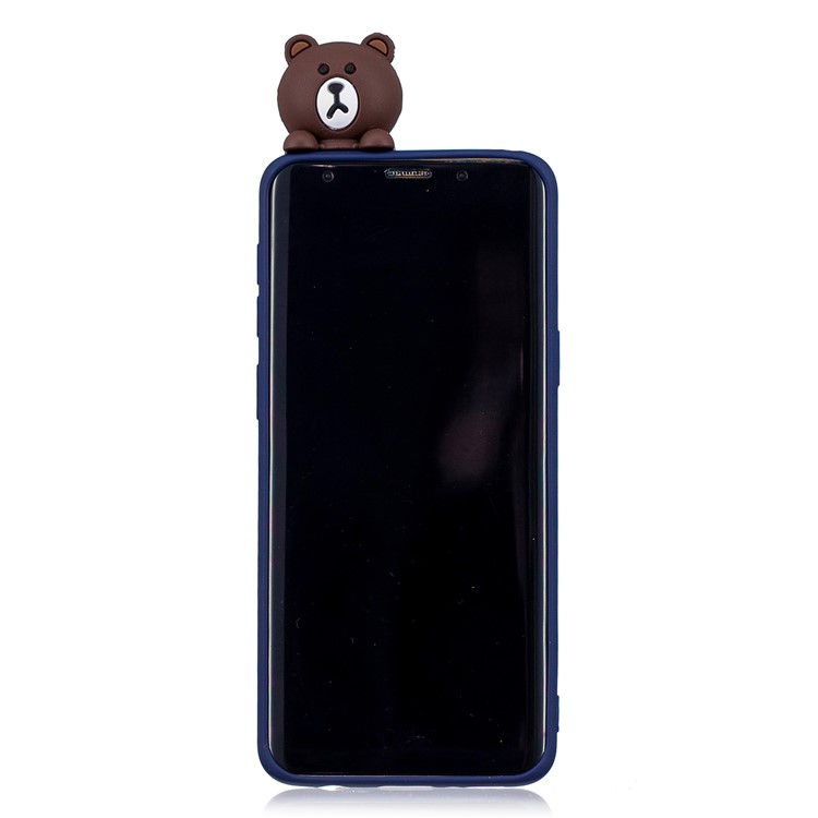 3D Cute Doll Patterned TPU Case for Samsung Galaxy S9 SM-G960 - Bear-5