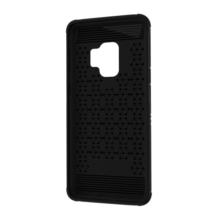 Shockproof Matte TPU Back Phone Case for Samsung Galaxy S9 G960 - Black-3