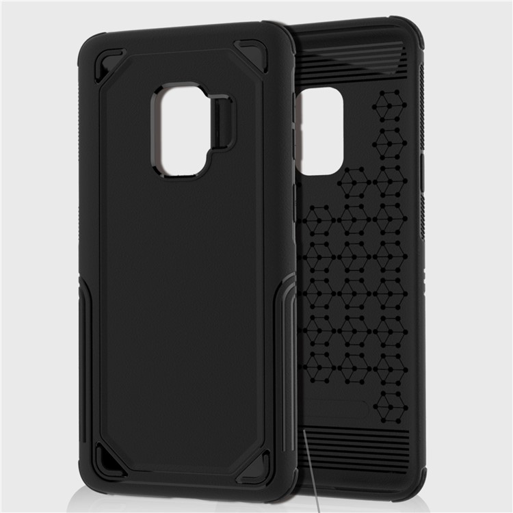Shockproof Matte TPU Back Phone Case for Samsung Galaxy S9 G960 - Black-9