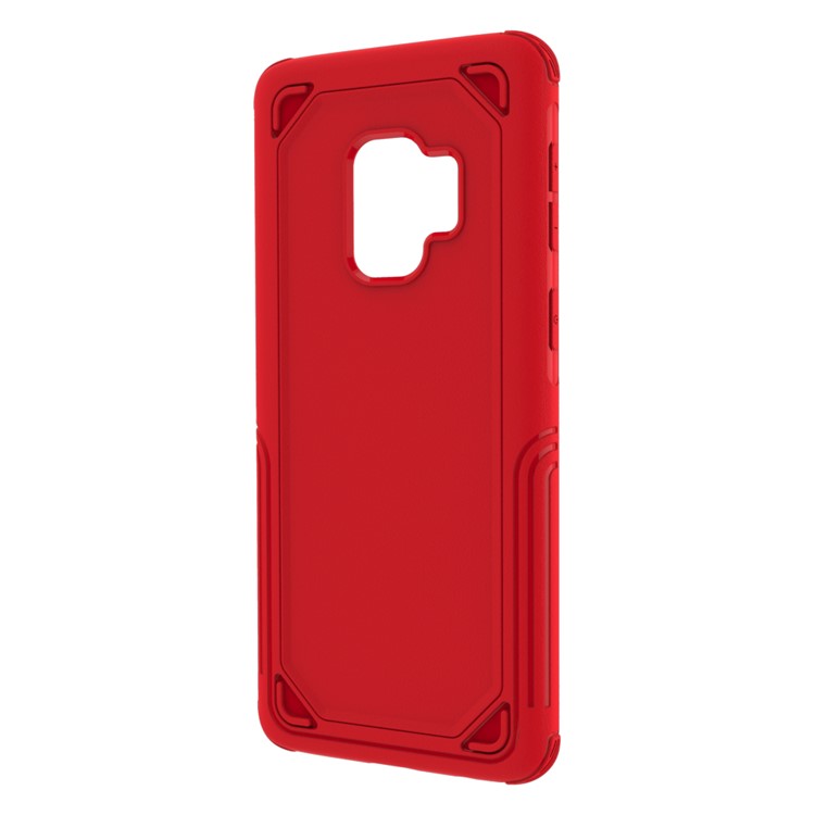 Shockproof Matte TPU Back Phone Cover for Samsung Galaxy S9 G960 - Red-1