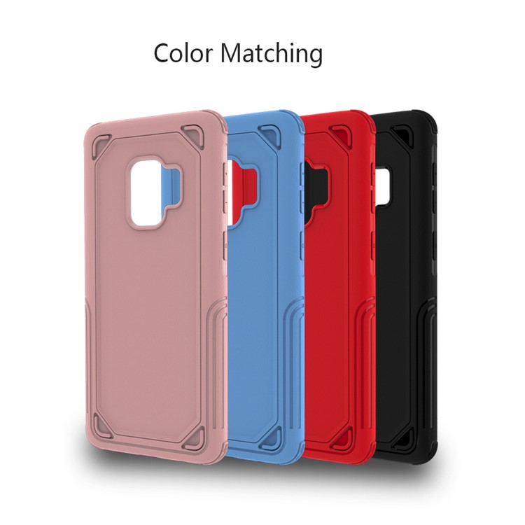 Shockproof Matte TPU Back Phone Cover for Samsung Galaxy S9 G960 - Red-2