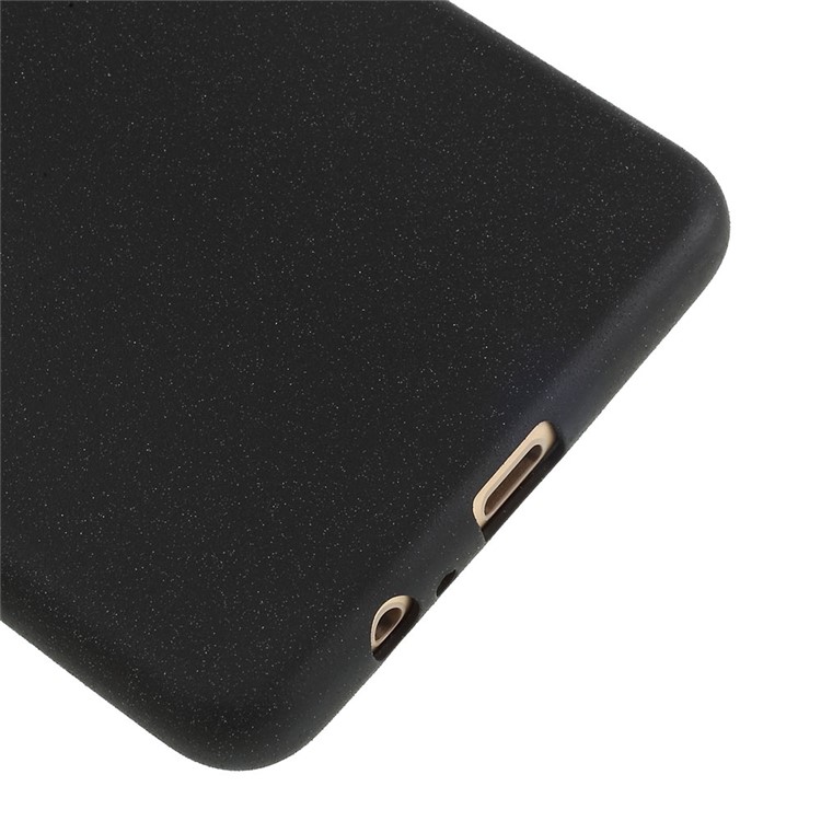 Skin-touch Matte TPU Jelly Protective Casing for Samsung Galaxy A8 (2018) - Black-4