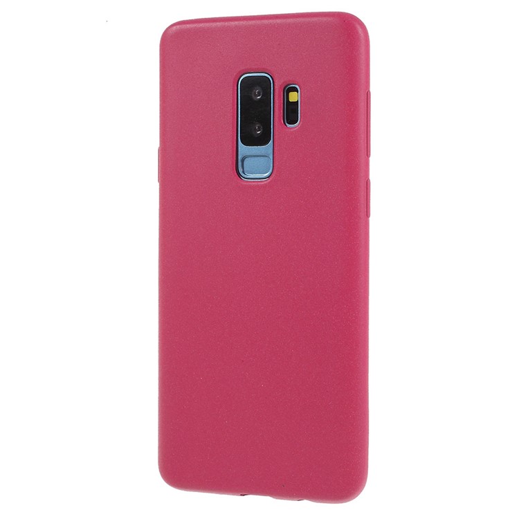 Skin-touch Matte TPU Jelly Cellphone Case for Samsung Galaxy S9 Plus SM-G965 - Rose-2